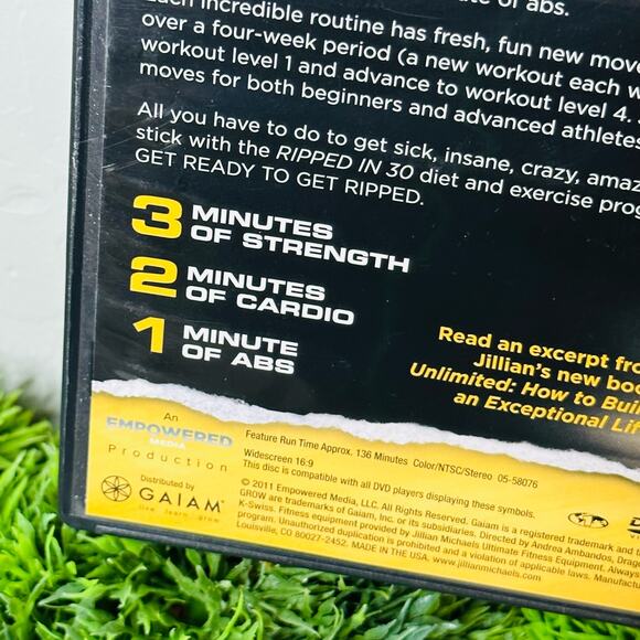 Jillian Michaels: Ripped in 30 (DVD) - Picture 4 of 4
